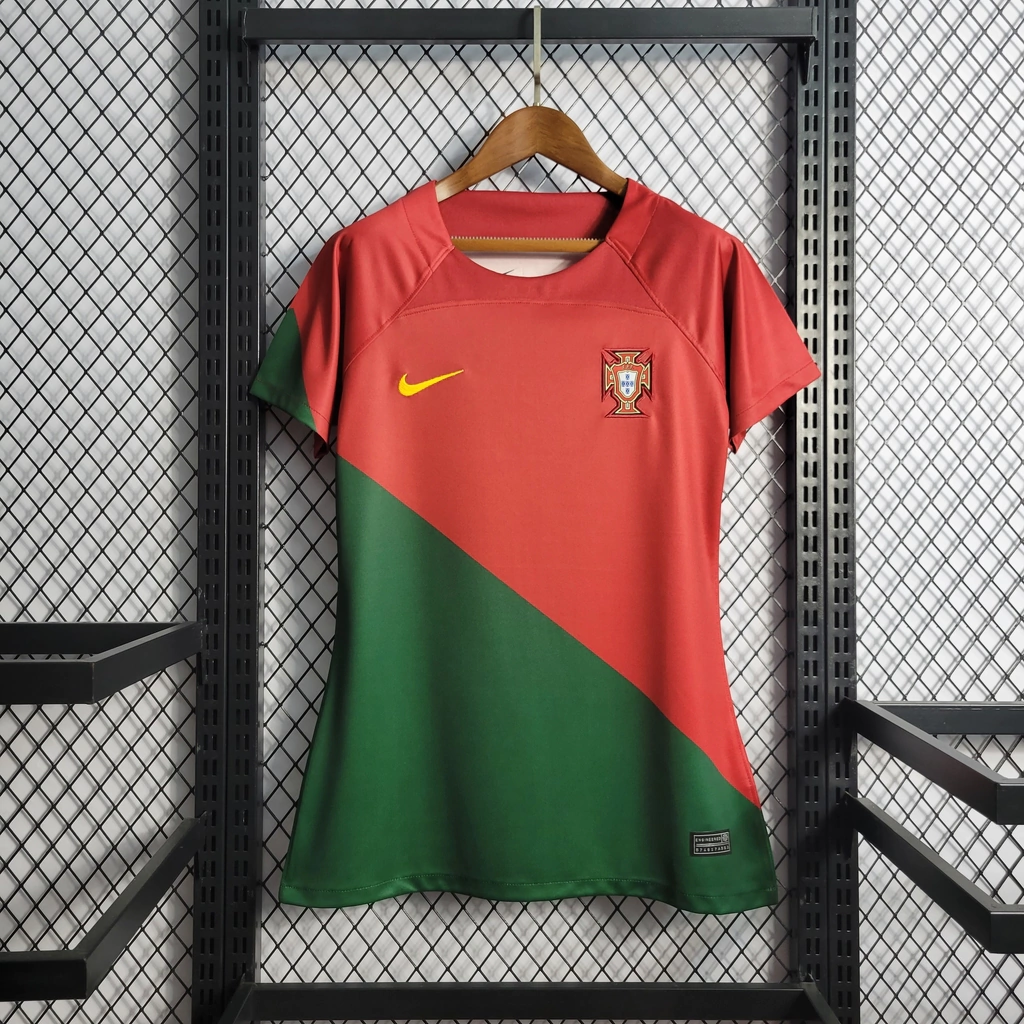 Camisa do Portugal Feminina I 2022-2023 Camisa do Portugal Feminina I 2022-2023