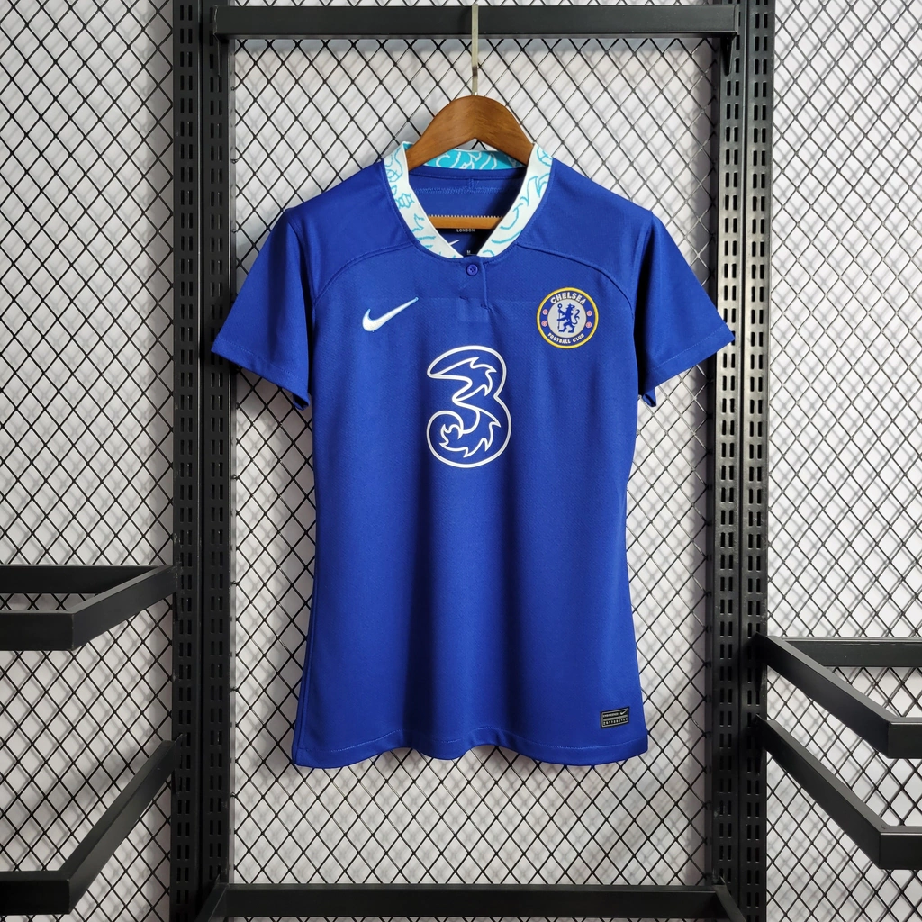 Camisa do Chelsea Feminina I 2022-2023 Camisa do Chelsea Feminina I 2022-2023