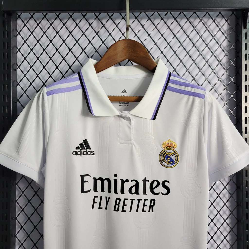 Camisa do Real Madrid Feminina I 2022-2023 Camisa do Real Madrid Feminina I 2022-2023 - Imagem 2