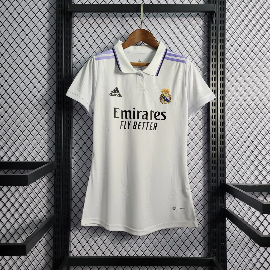 Camisa do Real Madrid Feminina I 2022-2023 Camisa do Real Madrid Feminina I 2022-2023