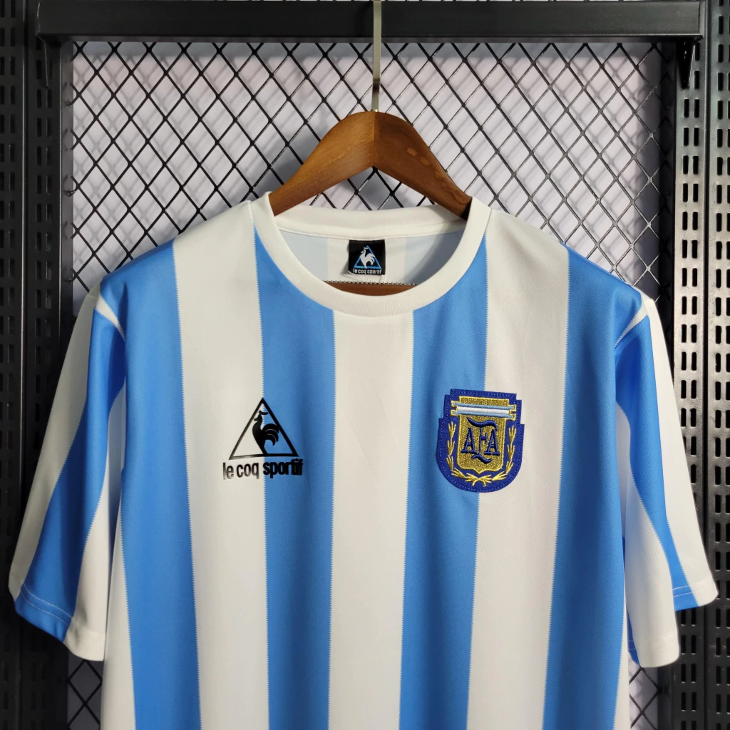 Camisa da Argentina Retrô 1986-1987 Camisa da Argentina Retrô 1986-1987 - Imagem 2