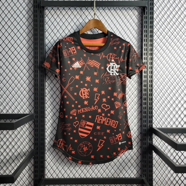 Camisa do Flamengo Feminina EE 2022-2023 Camisa do Flamengo Feminina EE 2022-2023