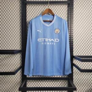 Camisa do Manchester City Manga Longa 2023-2024