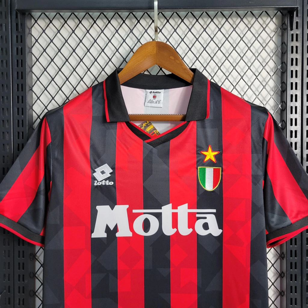 Camisa do Milan Retrô 1993-1994 Camisa do Milan Retrô 1993-1994
