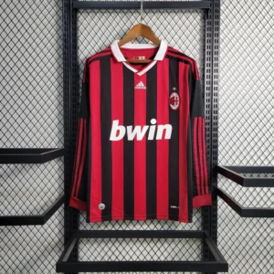 Camisa do Milan Manga Longa Retrô 2009-2010