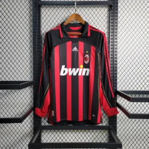 Camisa do Milan Manga Longa Retrô 2006-2007