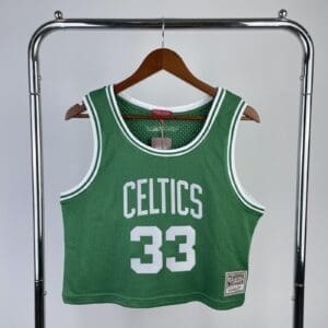 Regata Cropped Larry Bird Boston Celtics