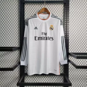 Camisa do Real Madrid Retrô Manga Longa 2013-2014