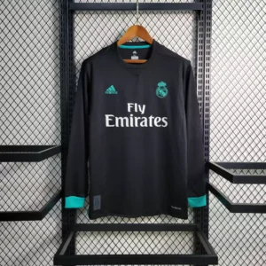 Camisa do Real Madrid Retrô Manga Longa 2017-2018