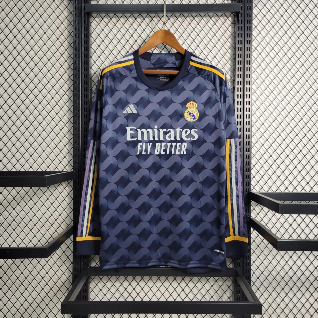 Camisa do Real Madrid Manga Longa 2023-2024 Camisa do Real Madrid Manga Longa 2023-2024