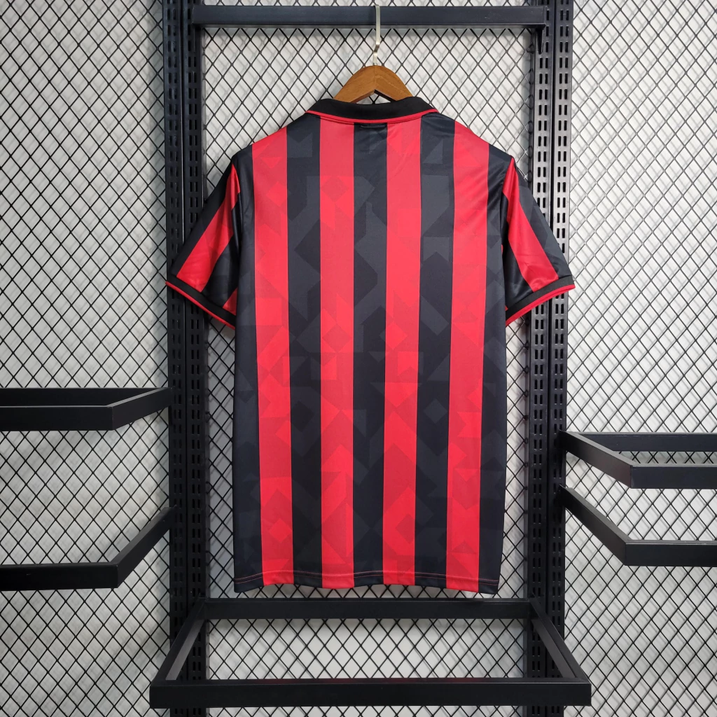 Camisa do Milan Retrô 1993-1994 Camisa do Milan Retrô 1993-1994
