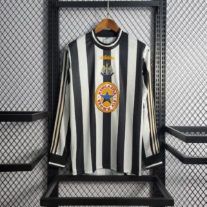 Camisa do Newcastle Manga Longa Retrô 1995-1996