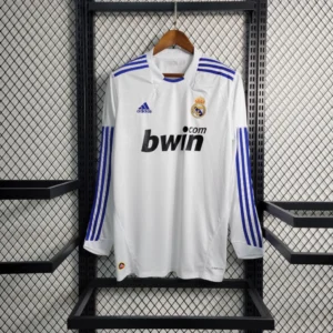 Camisa do Real Madrid Retrô Manga Longa 2010-2011