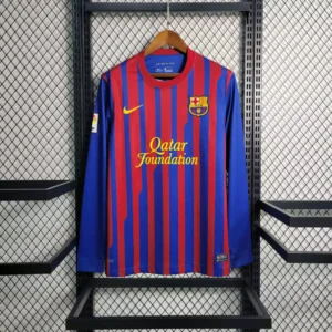 Camisa do Barcelona Retrô Manga Longa 2011-2012