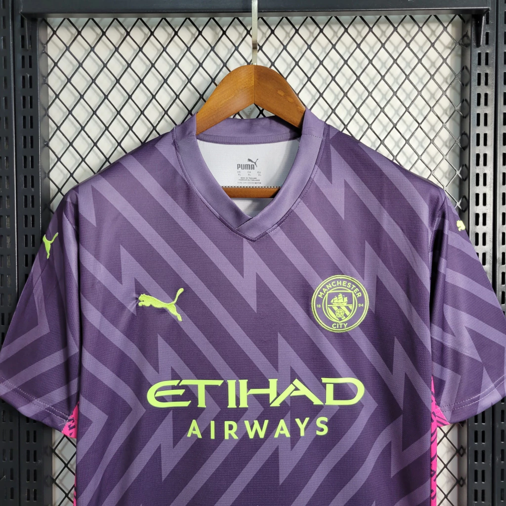 Camisa do Manchester City Goleiro 2023-2024 Camisa do Manchester City Goleiro 2023-2024