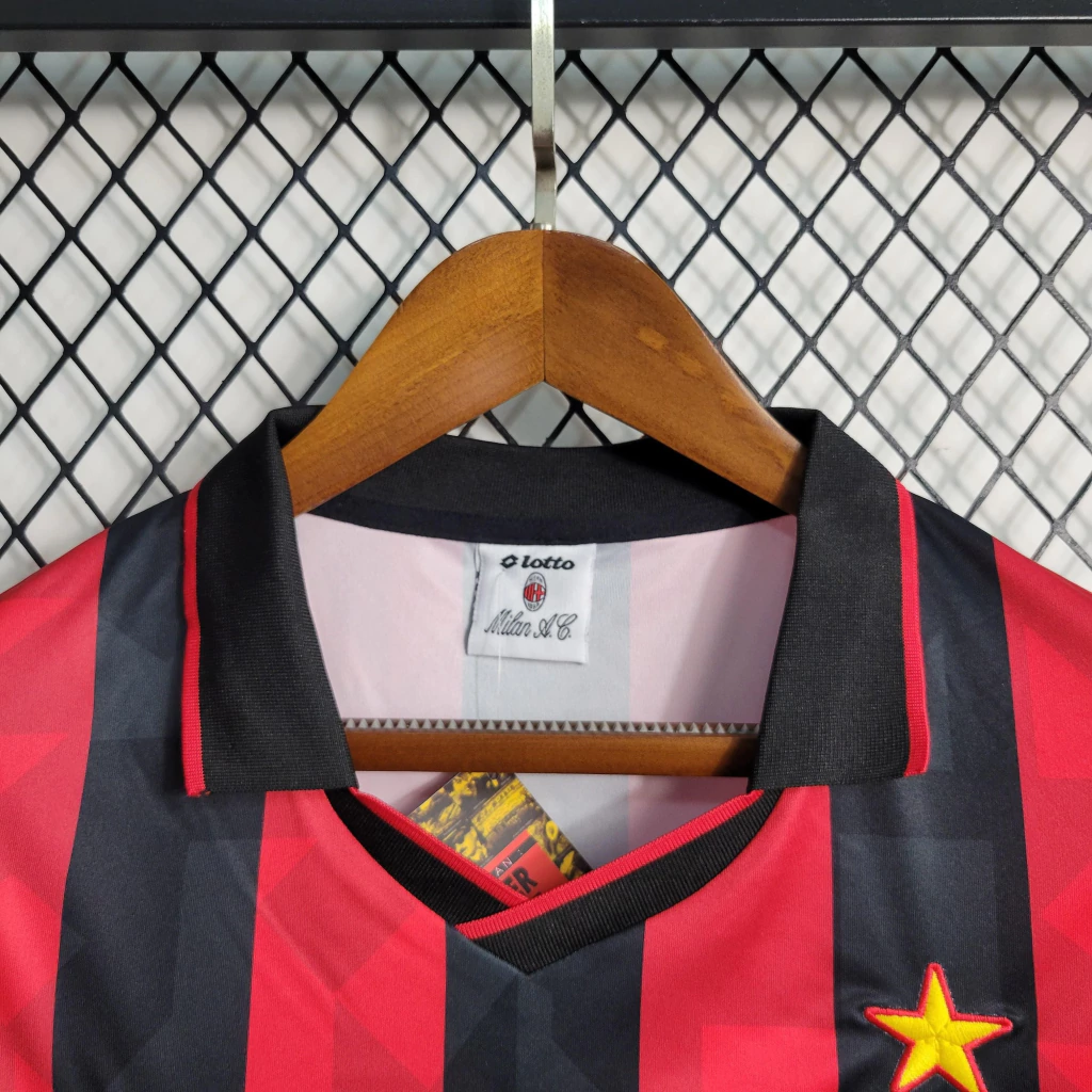 Camisa do Milan Retrô 1993-1994 Camisa do Milan Retrô 1993-1994
