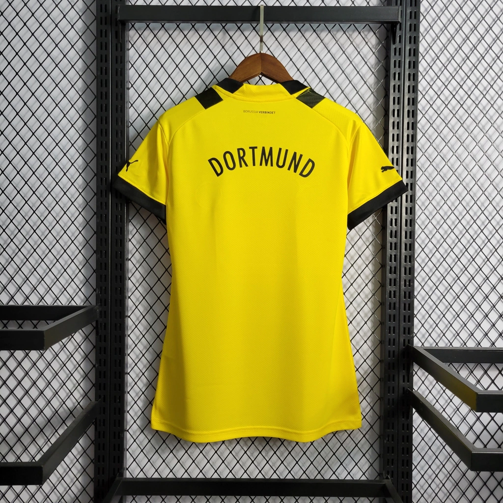 Camisa do Borussia Dortmund Feminina I 2022-2023 Camisa do Borussia Dortmund Feminina I 2022-2023