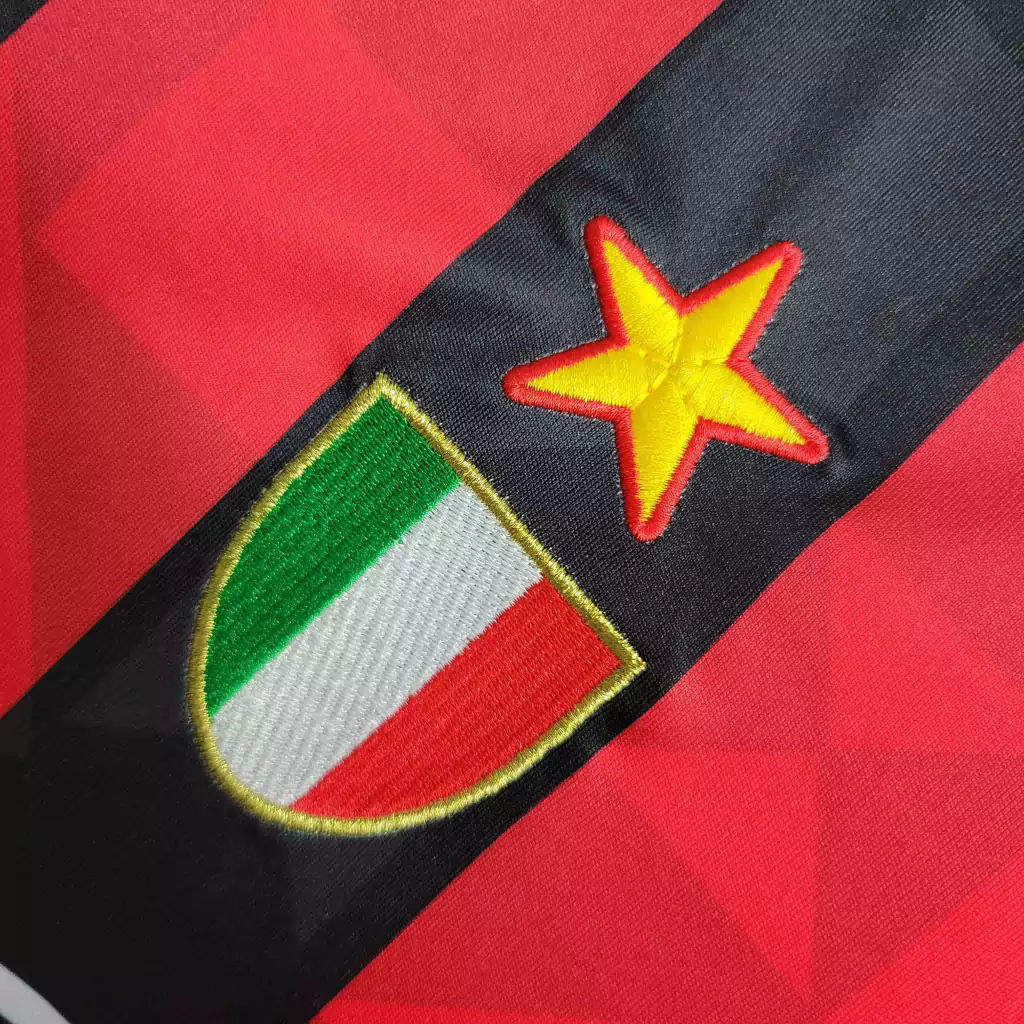 Camisa do Milan Retrô 1993-1994 Camisa do Milan Retrô 1993-1994