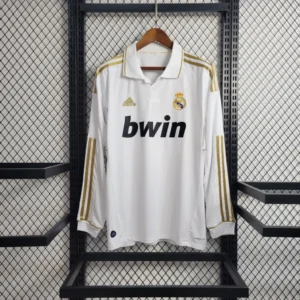 Camisa do Real Madrid Retrô Manga Longa 2011-2012