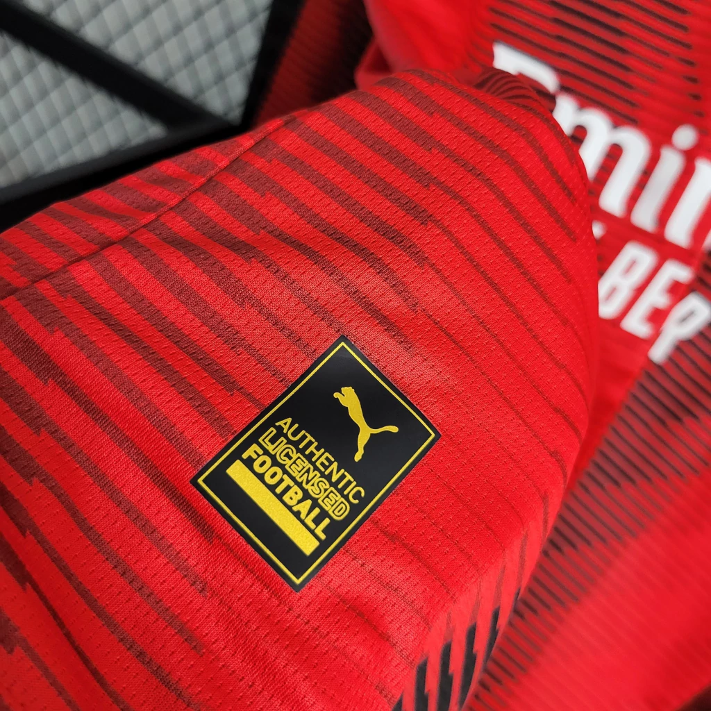 Camisa do Milan Manga Longa 2023-2024 Camisa do Milan Manga Longa 2023-2024