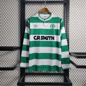 Camisa do Celtic Manga Longa Retrô 1987-1988
