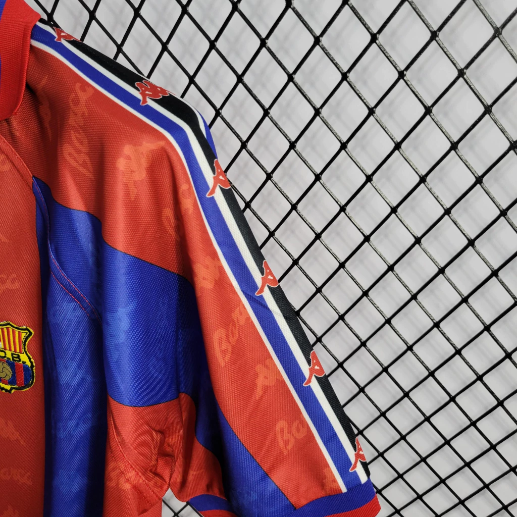 Camisa do Barcelona Retrô 1996-1997 Camisa do Barcelona Retrô 1996-1997