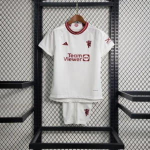 Kit de Uniforme Infantil do Manchester United III 2023-2024