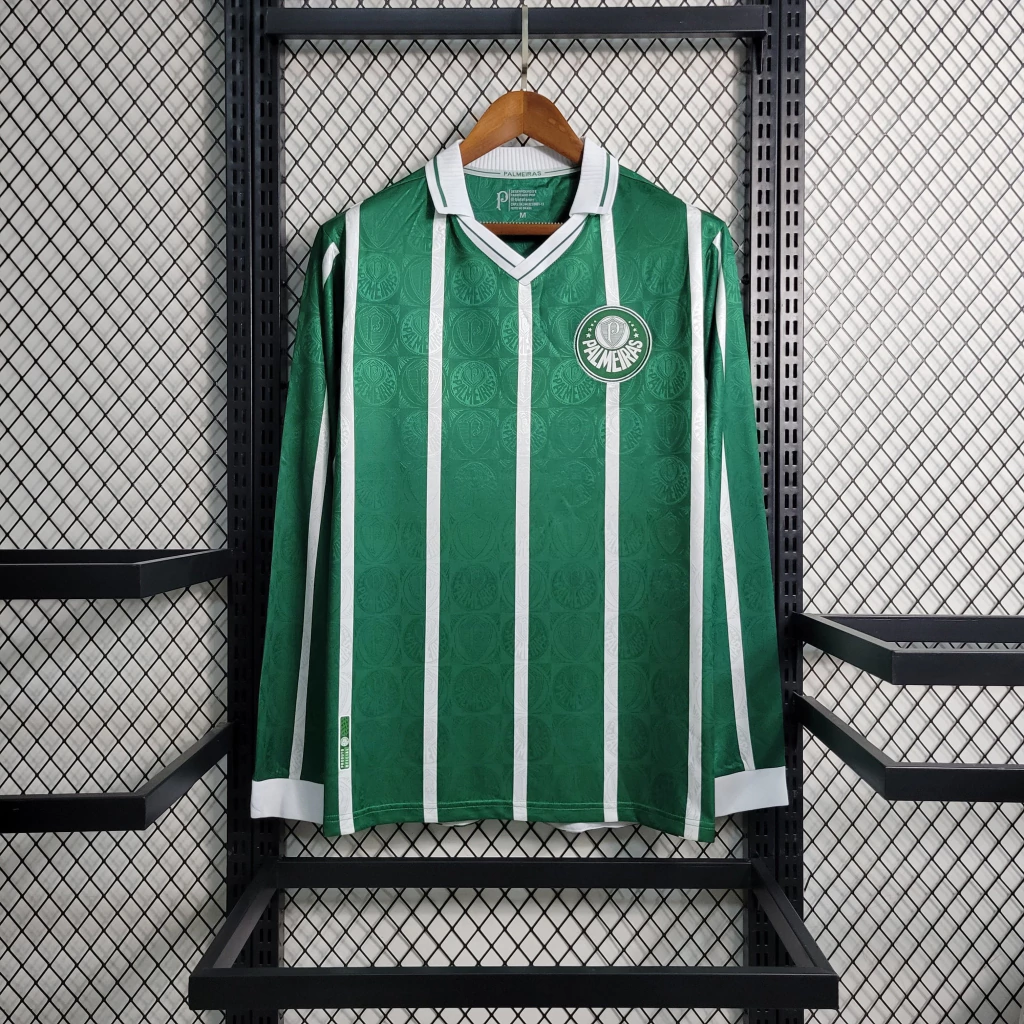 Camisa do Palmeiras Manga Longa Retrô 1993-1994 Camisa do Palmeiras Manga Longa Retrô 1993-1994