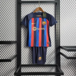 Kit de Uniforme Infantil do Barcelona II 2022-2023