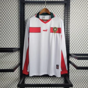 Camisa do Marrocos Manga Longa Retrô 1998-1999