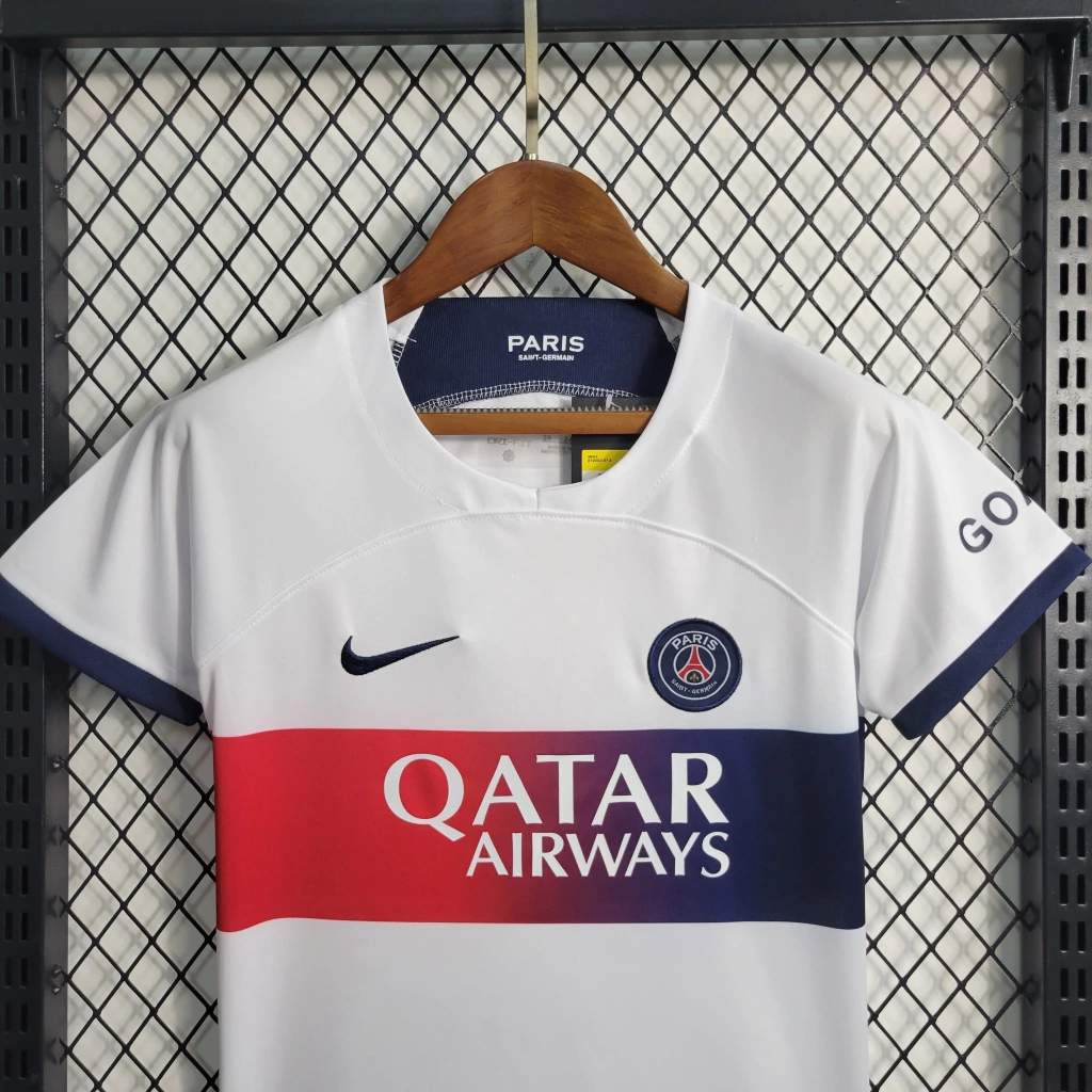 Kit de Uniforme Infantil do PSG II 2023-2024 Kit de Uniforme Infantil do PSG II 2023-2024