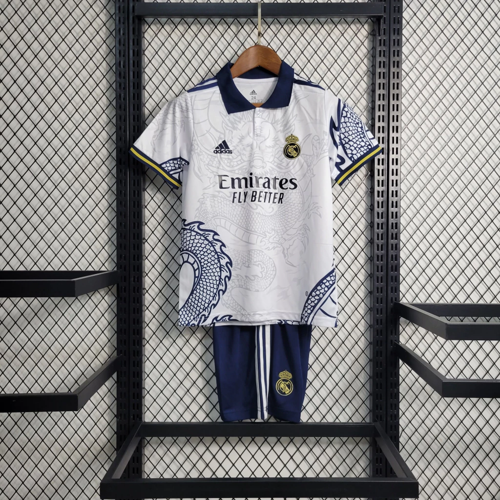 Kit de Uniforme Infantil do Real Madrid EE 2023-2024 Kit de Uniforme Infantil do Real Madrid EE 2023-2024