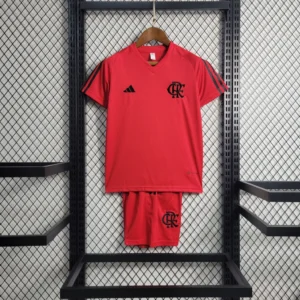 Kit de Uniforme Infantil do Flamengo Treino 2023-2024