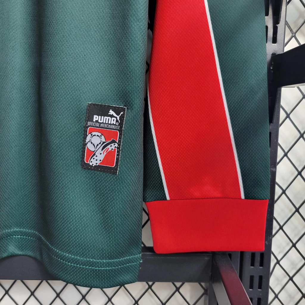 Camisa do Marrocos Manga Longa Retrô 1998-1999 Camisa do Marrocos Manga Longa 1998-1999