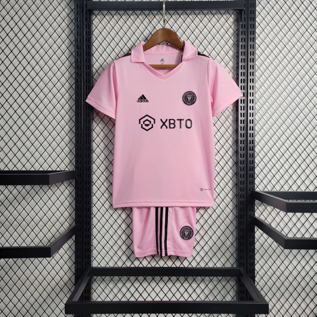 Kit de Uniforme Infantil do Inter Miami I 2023-2024 Kit de Uniforme Infantil do Inter Miami I 2023-2024