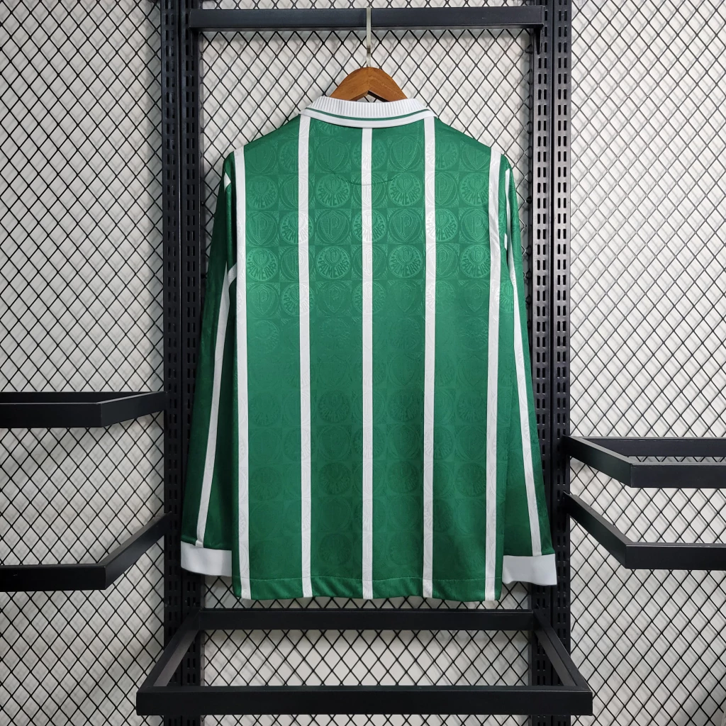Camisa do Palmeiras Manga Longa Retrô 1993-1994 Camisa do Palmeiras Manga Longa Retrô 1993-1994