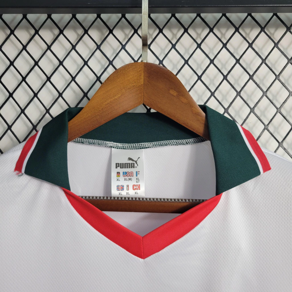 Camisa do Marrocos Manga Longa Retrô 1998-1999 Camisa do Marrocos Manga Longa Retrô 1998-1999