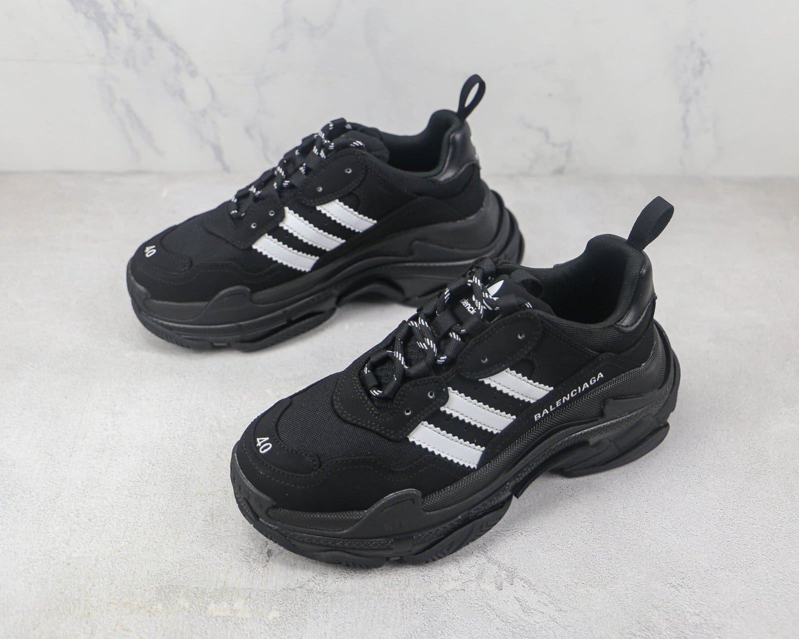 Balenciaga X Adidas Black White Balenciaga X Adidas Black White