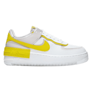 Nike Air Force 1 Shadow White Barely Rose Speed Yellow