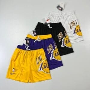 Bermudas do LA Lakers 75th Anniversary Courtside