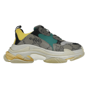 Gucci X Balenciaga The Hacker Project Triple S Beige Green Yellow