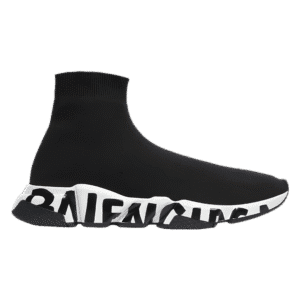 Balenciaga Speed Graffiti Trainer Black White