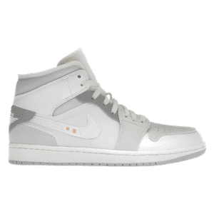 Jordan 1 Mid Craft Inside Out White Grey