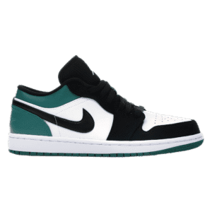 Jordan 1 Low White Black Mystic Green