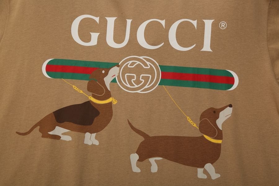 Camiseta Gucci Dachshund Camiseta Gucci Dachshund