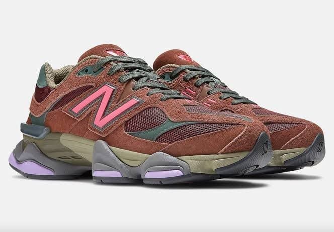 New Balance 9060 Burgundy Pink New Balance 9060 Burgundy Pink