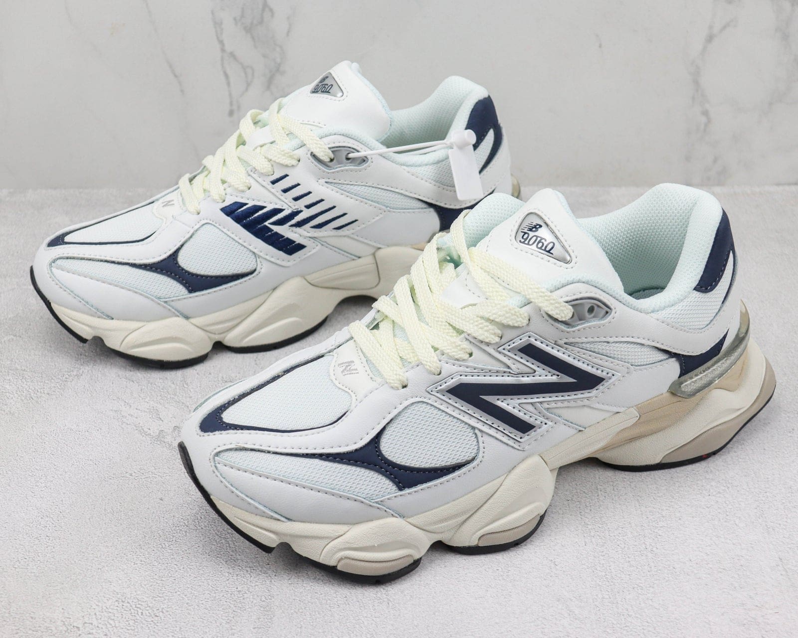 New Balance 9060 White Navy New Balance 9060 White Navy