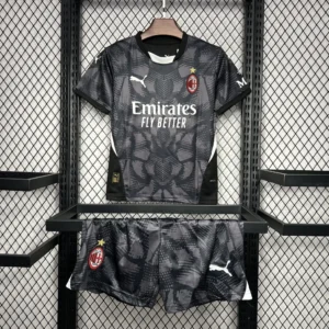 Kit de Uniforme Infantil do Milan Goleiro 2024-2025