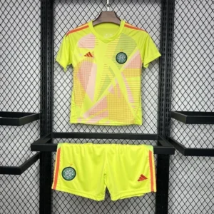 Kit de Uniforme Infantil do Celtic Goleiro 2024-2025