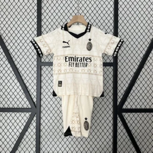 Kit de Uniforme Infantil do Milan Goleiro 2024-2025